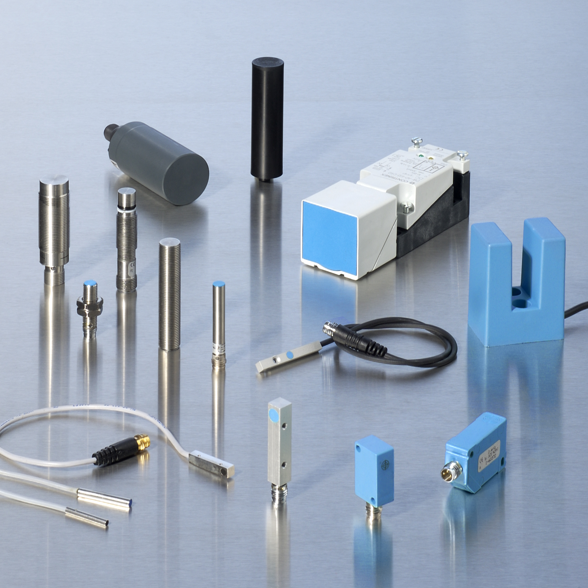 Abbildung verschiedene Induktive Sensoren